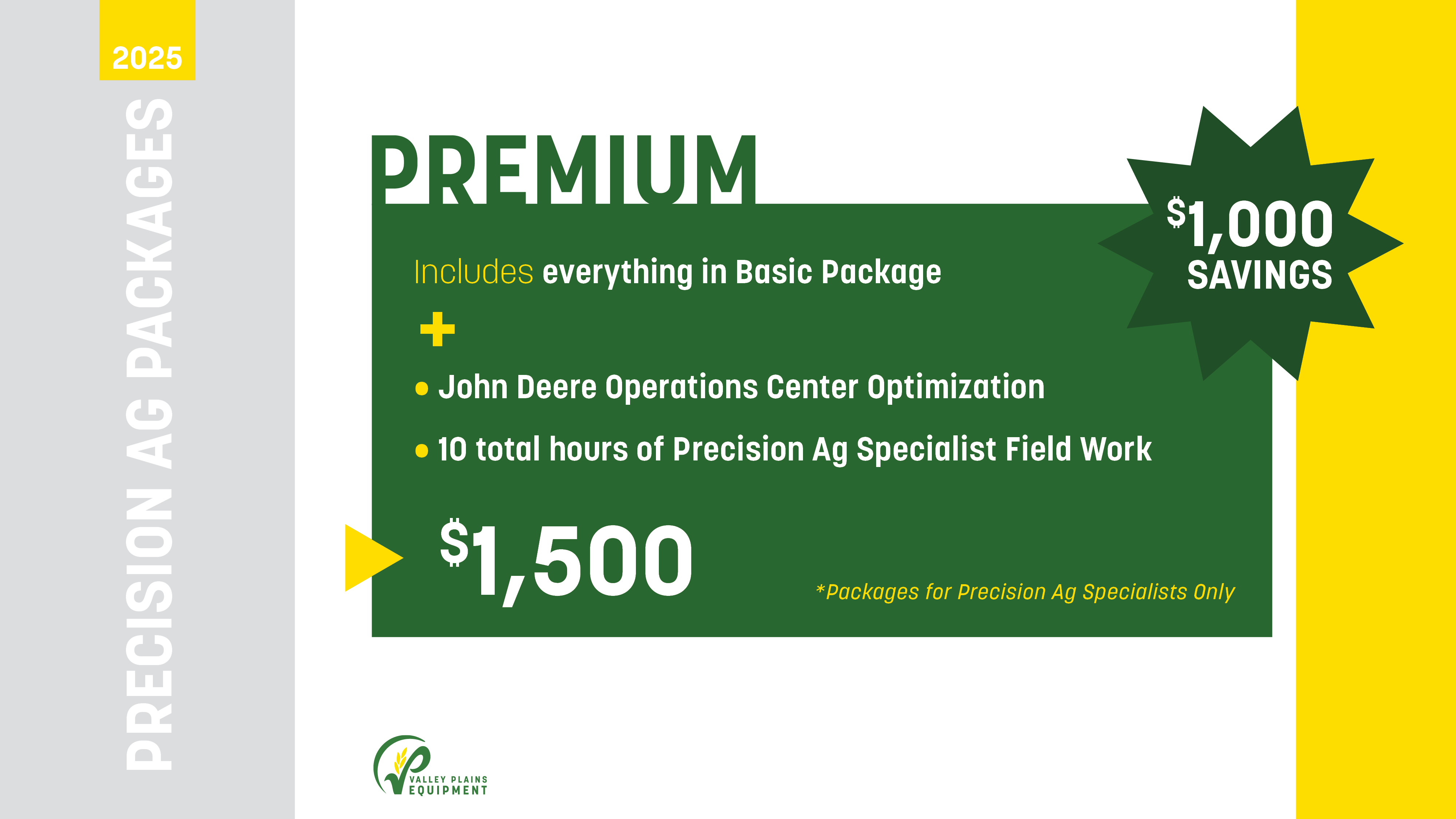 Premium Package Details